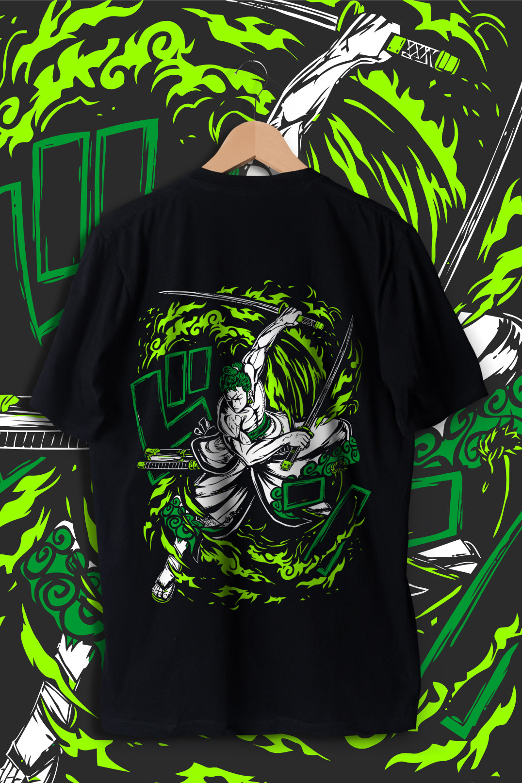 Zoro Sword-master Oversized Graphic Tee