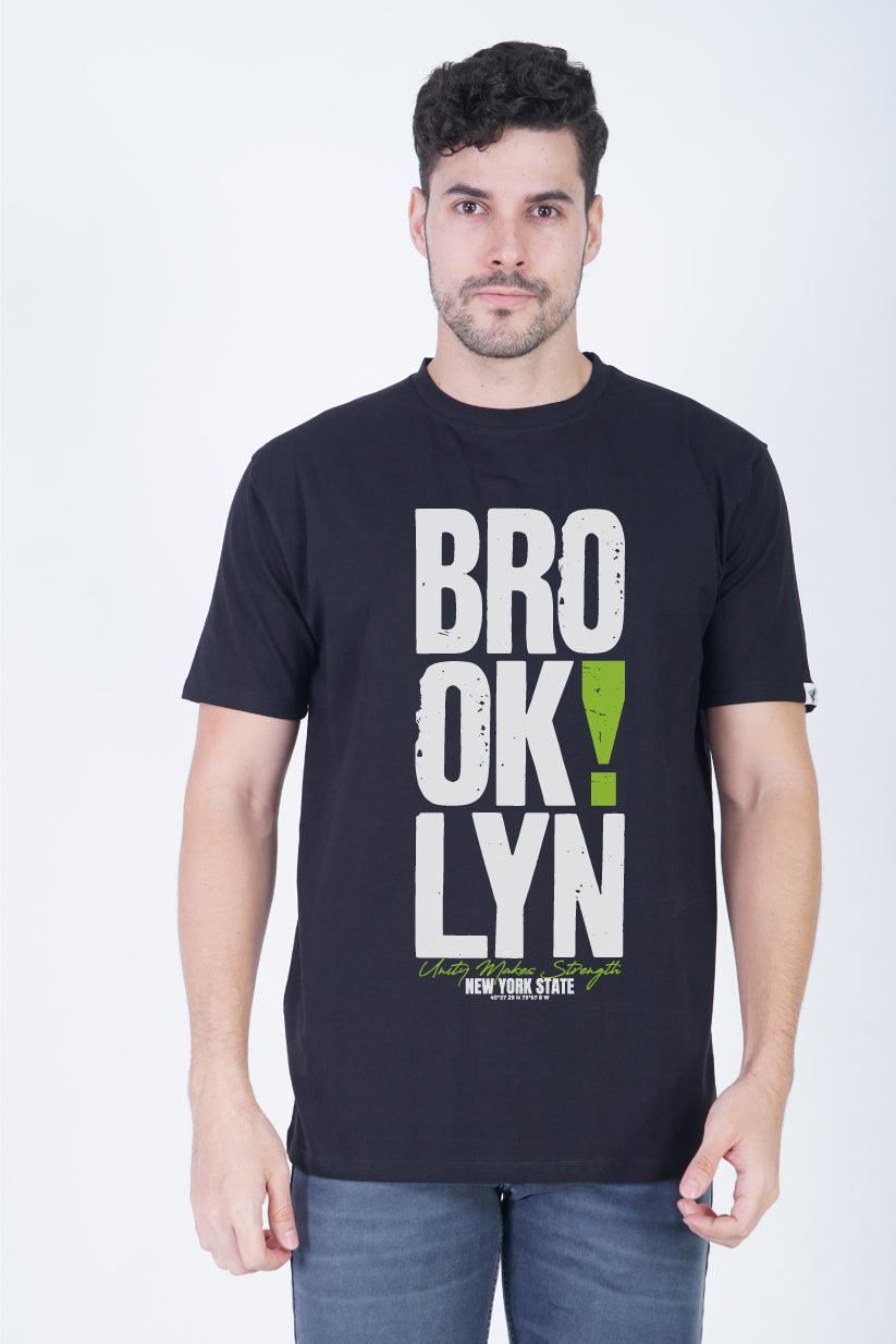 Brooklyn Round Neck Oversized Fit T-Shirt - The Lazy Store