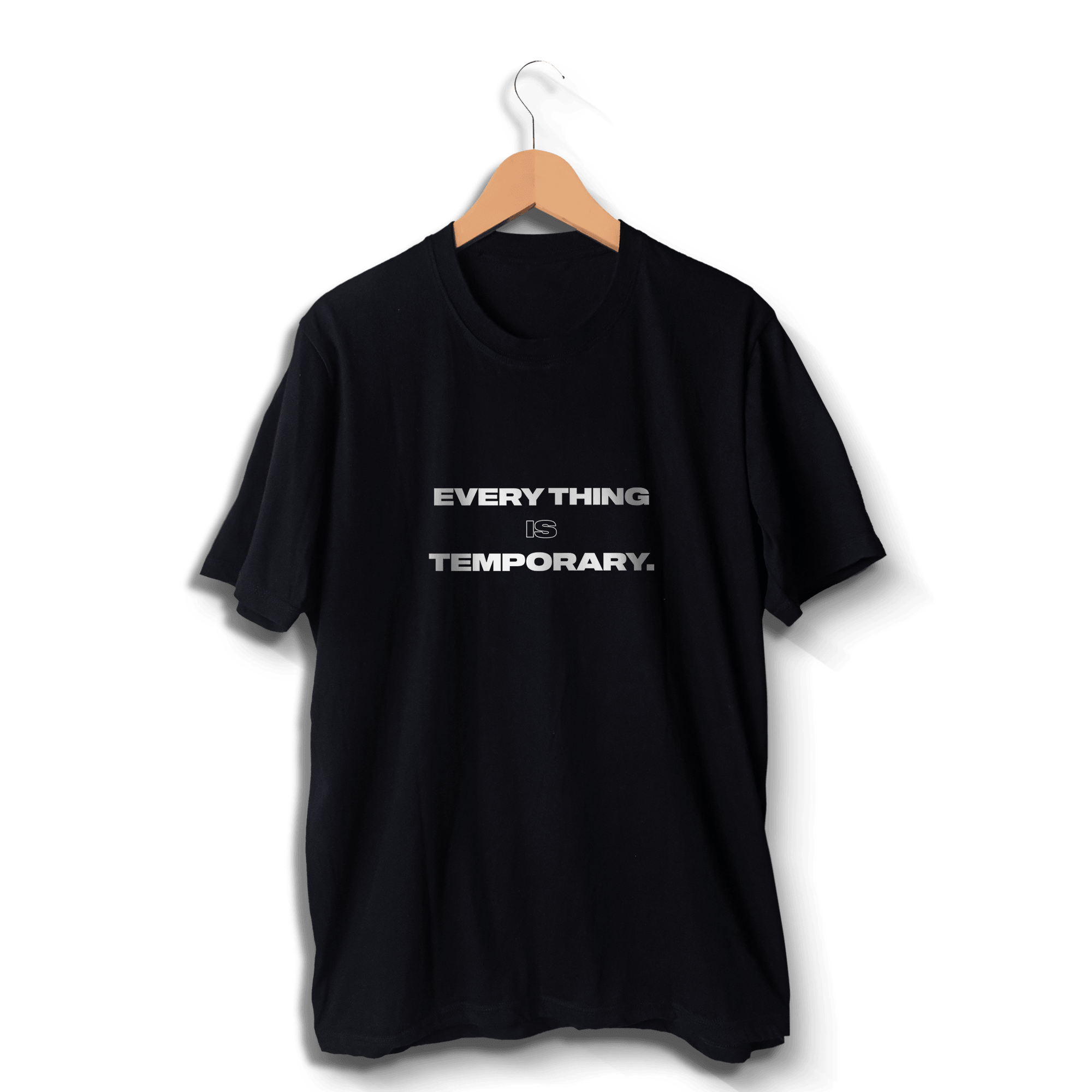 Transient Vibes : Embrace Change with Everything is Temporary Oversized T-Shirt - The Lazy Store